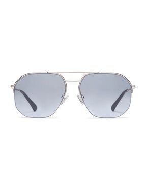 LOOK OPTIC Muse Silver W/ Blue Gradient   Sunglasses Glasses No Script